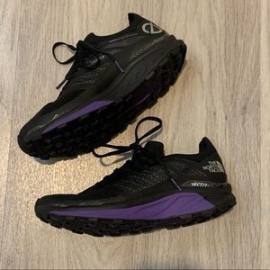 The North Face Womens Flight Vectiv Trail Running Shoes - Black/Purple Size 7